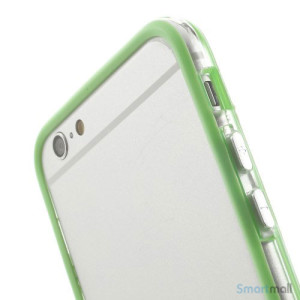 Beskyttende bumper for iPhone 6 i bloed TPU-plast - Groen4