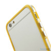 Beskyttende bumper for iPhone 6 i bloed TPU-plast - Gul6