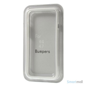 Beskyttende bumper for iPhone 6 i bloed TPU-plast - Hvid6