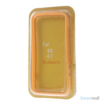 Beskyttende bumper for iPhone 6 i bloed TPU-plast - Orange7