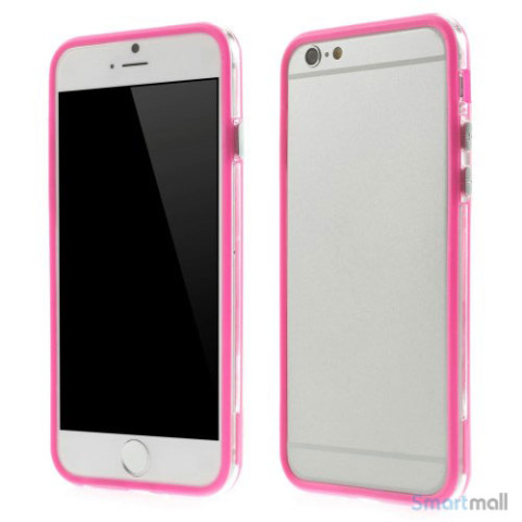 Beskyttende bumper for iPhone 6 i bloed TPU-plast - Rose