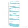 Cover til iPhone 6 med dekorative irregulaere striber - Blaa5