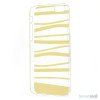 Cover til iPhone 6 med dekorative irregulaere striber - Gul5