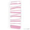 Cover til iPhone 6 med dekorative irregulaere striber - Rose5