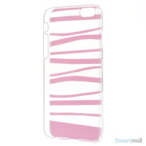 Cover til iPhone 6 med dekorative irregulaere striber - Rose5