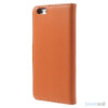 Eksklusiv pung til iPhone 6 i aegte laeder med indbygget stand-funktion - Orange2