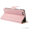 Eksklusiv pung til iPhone 6 i aegte laeder med indbygget stand-funktion - Pink5