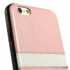 Elegant bag-cover til iPhone 6 i laeder og TPU-plast - Pink5