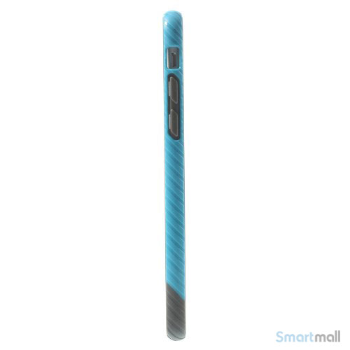 Enkel bumper til iPhone 6 med dekorativt og praktisk twill-moenster - Groen - Blaa2