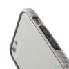 Enkel bumper til iPhone 6 med dekorativt og praktisk twill-moenster - Hvid - Rose5