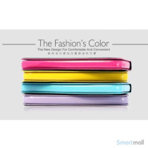 HELLO DEERE flip-cover til iPhone 5 - 5s, laeder med standfunktion - Lilla3