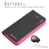 HELLO DEERE flip-cover til iPhone 5 - 5s, laeder med standfunktion - Rose4
