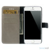 Klassisk laederpung til iPhone 6 med plads til tre kreditkort - Graa6