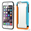 Laekker bumper til iPhone 6, udfoert i hybrid-plast - Orange - Blaa