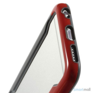 Laekker bumper til iPhone 6, udfoert i hybrid-plast - Rød-Sort6