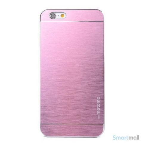 MOTOMO cover til iPhone 6 i slidstaerkt boerstet aluminium - Pink