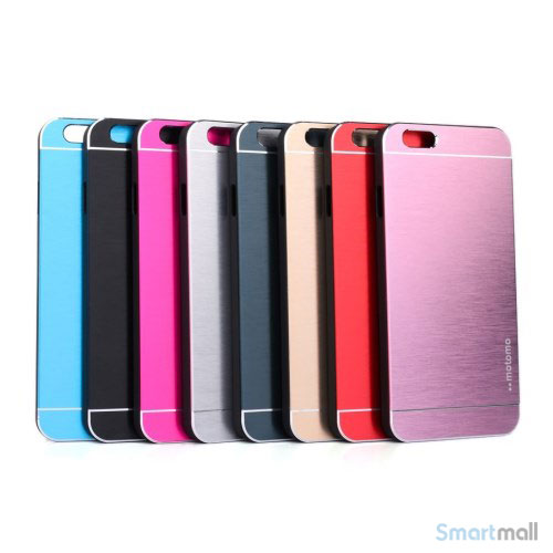 MOTOMO cover til iPhone 6 i slidstaerkt boerstet aluminium - Pink3