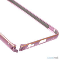 Metalbumper til iPhone 6, forberedt til noeglering mv. - Pink7