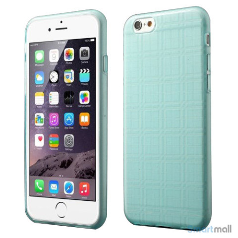 Praktisk iPhone 6 cover i laekker bloed gummi-plast - Baby blaa8