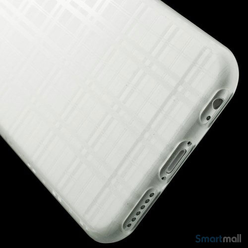 Praktisk iPhone 6 cover i laekker bloed gummi-plast - Gennemsigtig5
