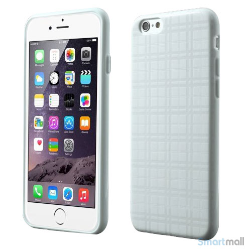 Praktisk iPhone 6 cover i laekker bloed gummi-plast - Hvid7