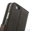Robust iPhone 6 laederpung med kreditkortholder og lomme - Brun7