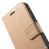 Robust iPhone 6 laederpung med kreditkortholder og lomme - Champagne7