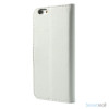 Robust iPhone 6 laederpung med kreditkortholder og lomme - Hvid5