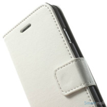 Robust iPhone 6 laederpung med kreditkortholder og lomme - Hvid6