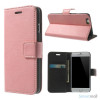 Robust iPhone 6 laederpung med kreditkortholder og lomme - Pink2