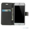 Robust iPhone 6 laederpung med kreditkortholder og lomme - Rose