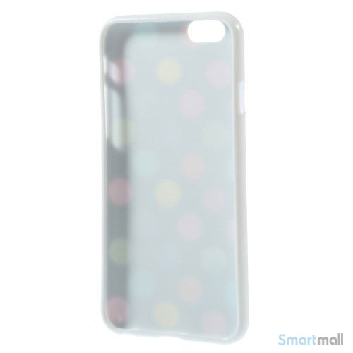 Sjovt-polka-prikket-cover-til-iPhone-6,-udfoert-i-bloed-TPU-plast Farverige-Sort4