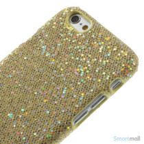 Spaendende laeder-cover til iPhone 6, med paillet-effekt - Guld3