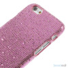 Spaendende laeder-cover til iPhone 6, med paillet-effekt - Pink3