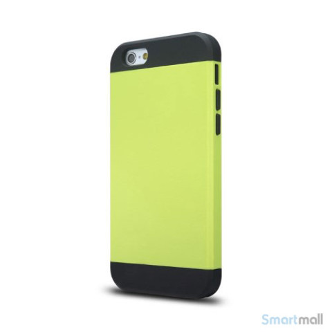 Staerkt hybrid-cover til iPhone 6 med dobbelt-beskyttelse - Groen2