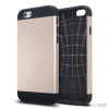 Staerkt hybrid-cover til iPhone 6 med dobbelt-beskyttelse - Guld