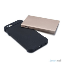 Staerkt hybrid-cover til iPhone 6 med dobbelt-beskyttelse - Guld4