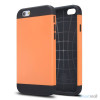 Staerkt hybrid-cover til iPhone 6 med dobbelt-beskyttelse - Orange3