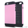 Staerkt hybrid-cover til iPhone 6 med dobbelt-beskyttelse - Pink