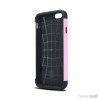 Staerkt hybrid-cover til iPhone 6 med dobbelt-beskyttelse - Pink3