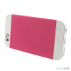 To-farvet iPhone 6 cover med indbygget kortholder - Hvid -Rose3