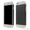 To-farvet iPhone 6 cover med indbygget kortholder - Hvid -Sort