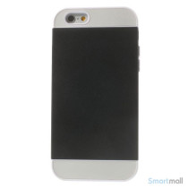 To-farvet iPhone 6 cover med indbygget kortholder - Hvid -Sort2