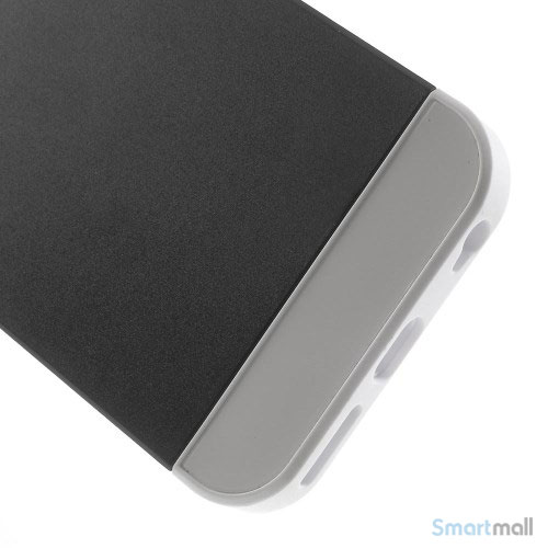 To-farvet iPhone 6 cover med indbygget kortholder - Hvid -Sort4