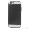 To-farvet iPhone 6 cover med indbygget kortholder - Sort2