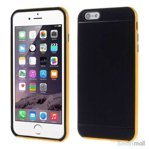Todelt cover til iPhone 6 med ekstra beskyttelse - Orange