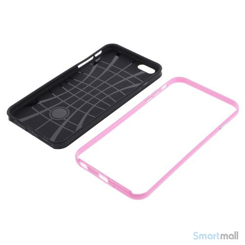 Todelt cover til iPhone 6 med ekstra beskyttelse - Pink3