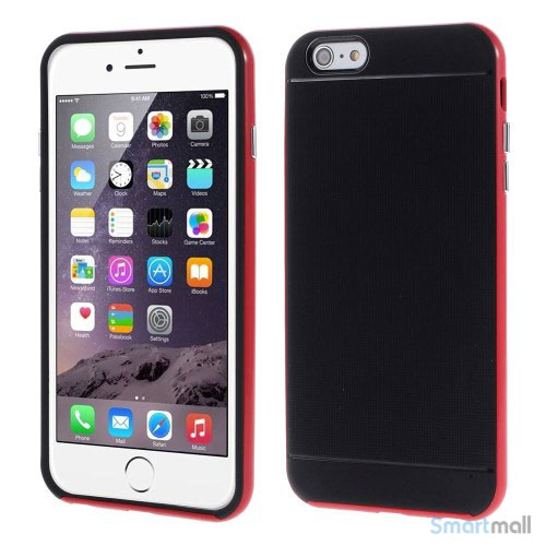 Todelt cover til iPhone 6 med ekstra beskyttelse - Roed