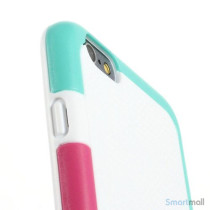 Tre-farvet cover til iPhone 6, med spaendende detaljer - Hvid5