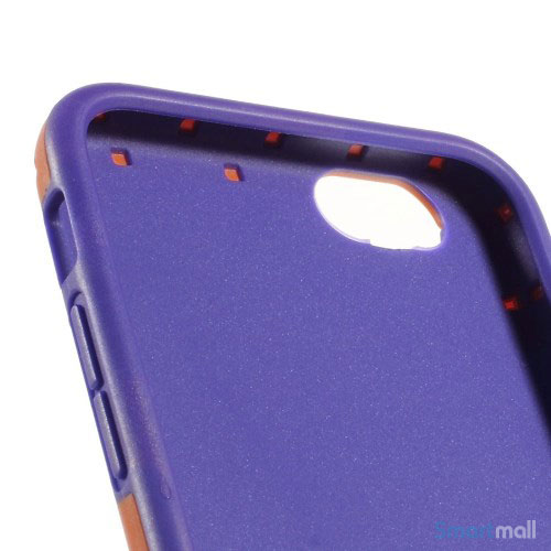 Tre-farvet cover til iPhone 6, med spaendende detaljer - Lilla4